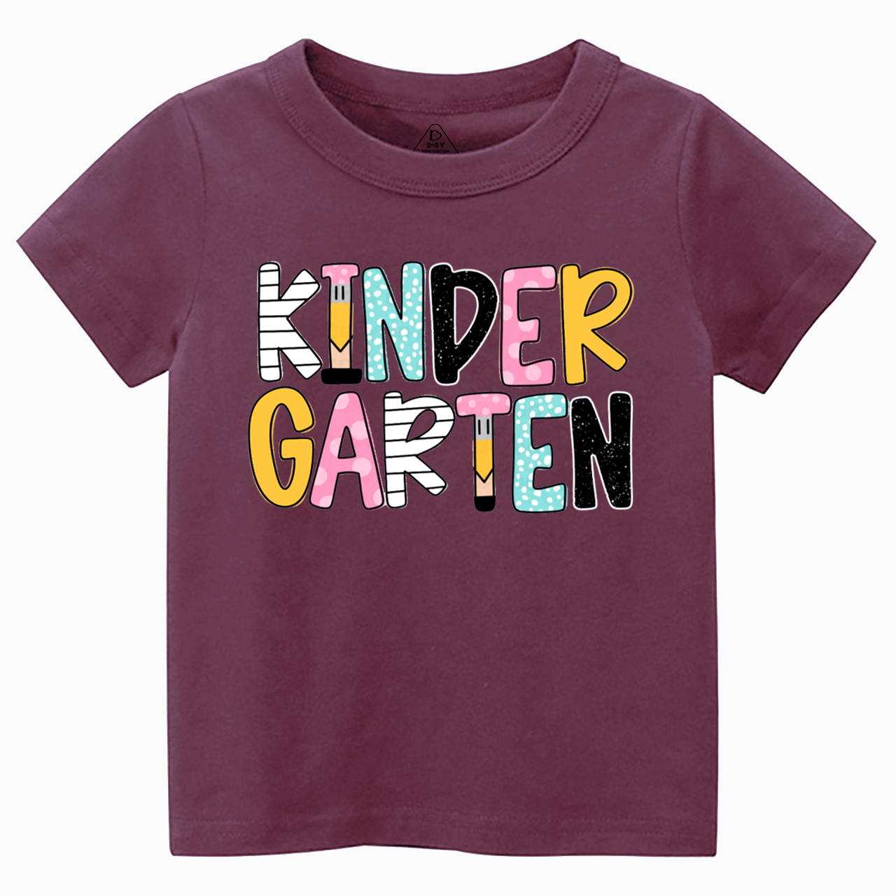 Personalized Retro Back To School Toddler&Kid's Tees Beepumpkin 
