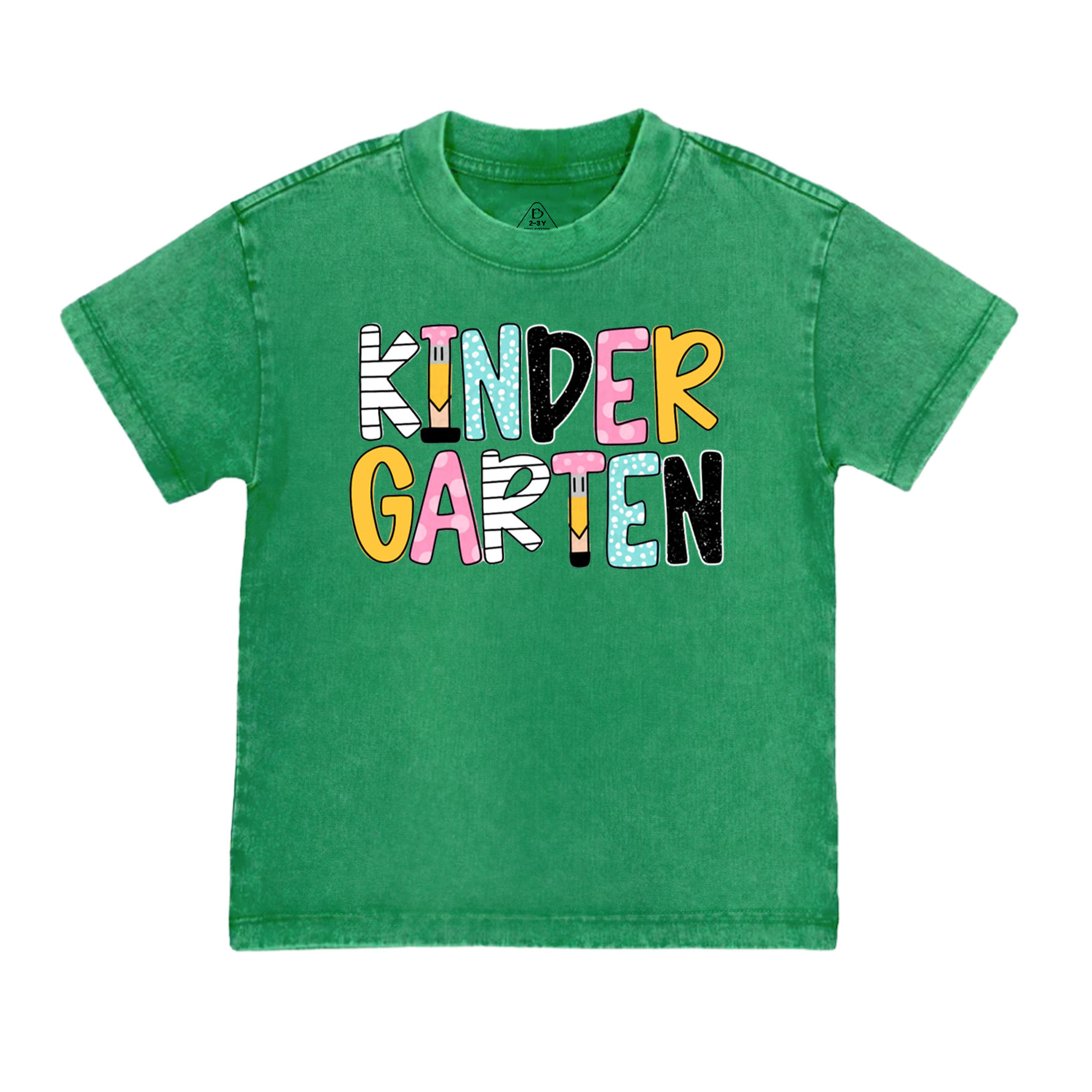 Personalized Retro Back To School Toddler&Kids Washed Tees