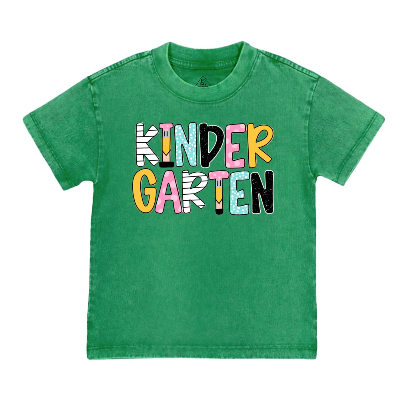 Personalized Retro Back To School Toddler&Kids Washed Tees