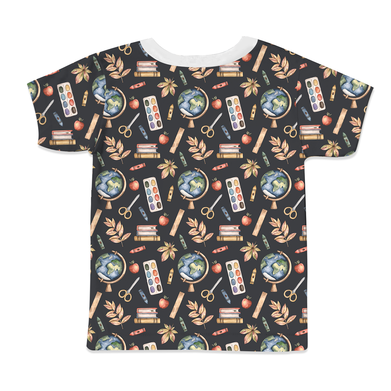 Stationery Back To School All Over Print Kids Tees