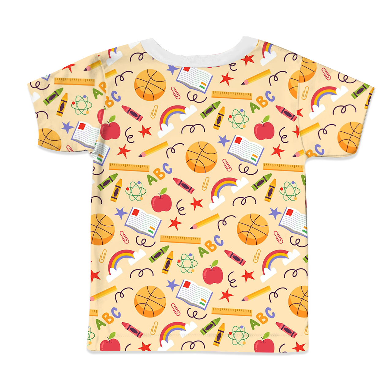 Basketball Season Back To School All Over Print Kids Tees