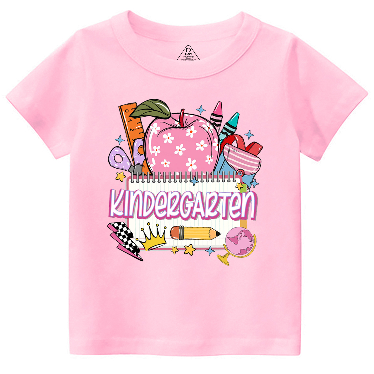 Personalized Retro Back To School Toddler&Kid's Tees Beepumpkin
