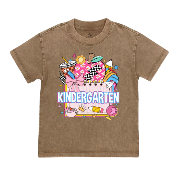 Personalized Back To School Package Toddler&Kids Washed Tees