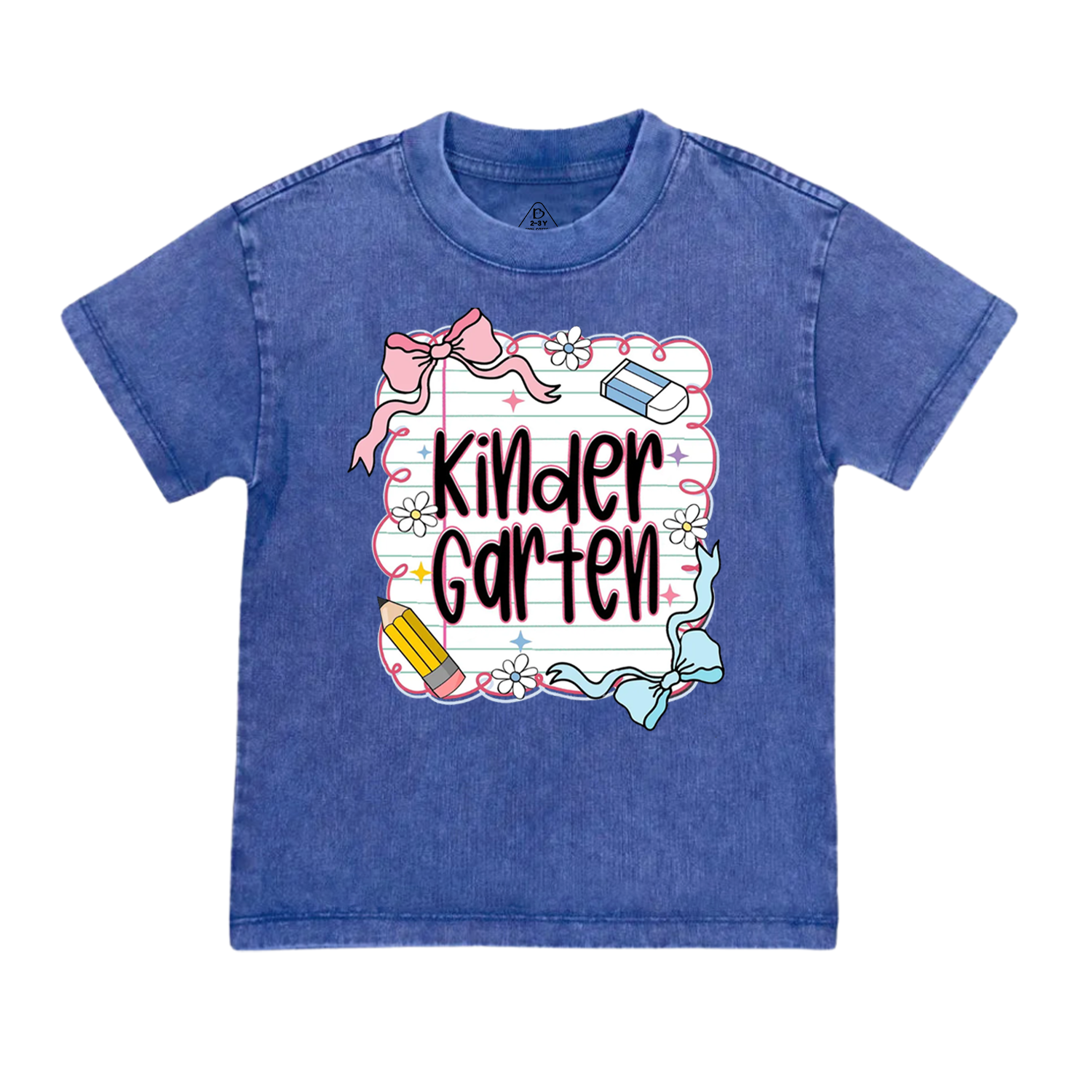 Personalized Back To School Bundle Toddler&Kids Washed Tees