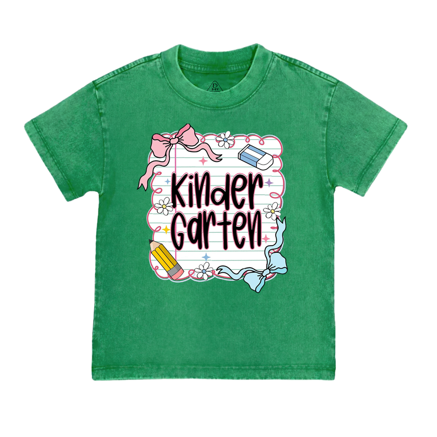 Personalized Back To School Bundle Toddler&Kids Washed Tees