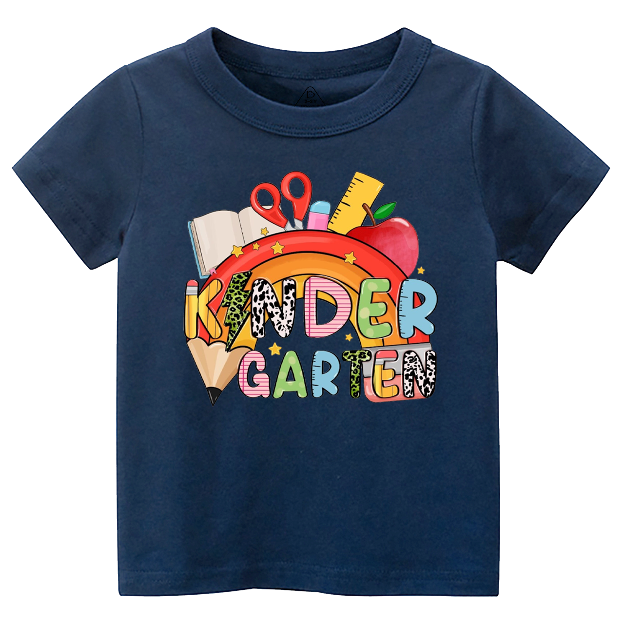 Personalized Rainbow Pencils Toddler&Kid's Tees Beepumpkin 