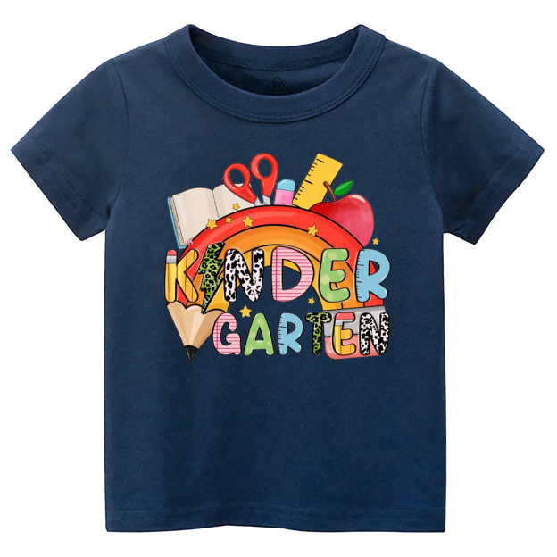 Personalized Rainbow Pencils Toddler&Kid's Tees Beepumpkin 