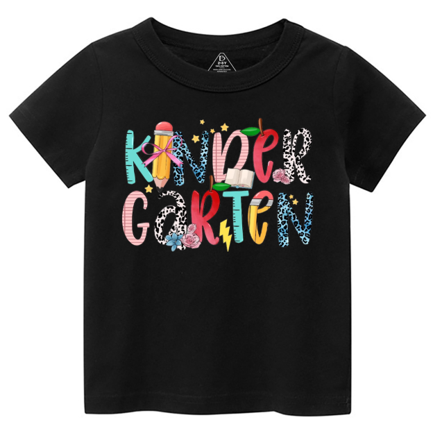 Personalized Colored Letters Toddler&Kid's Tees Beepumpkin 