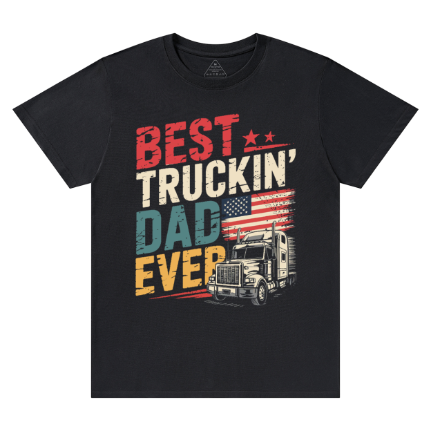 Best Truckin Dad Ever T-shirt