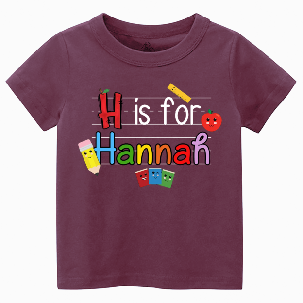 Personalized Kids Name Toddler&Kid's Tees Beepumpkin 