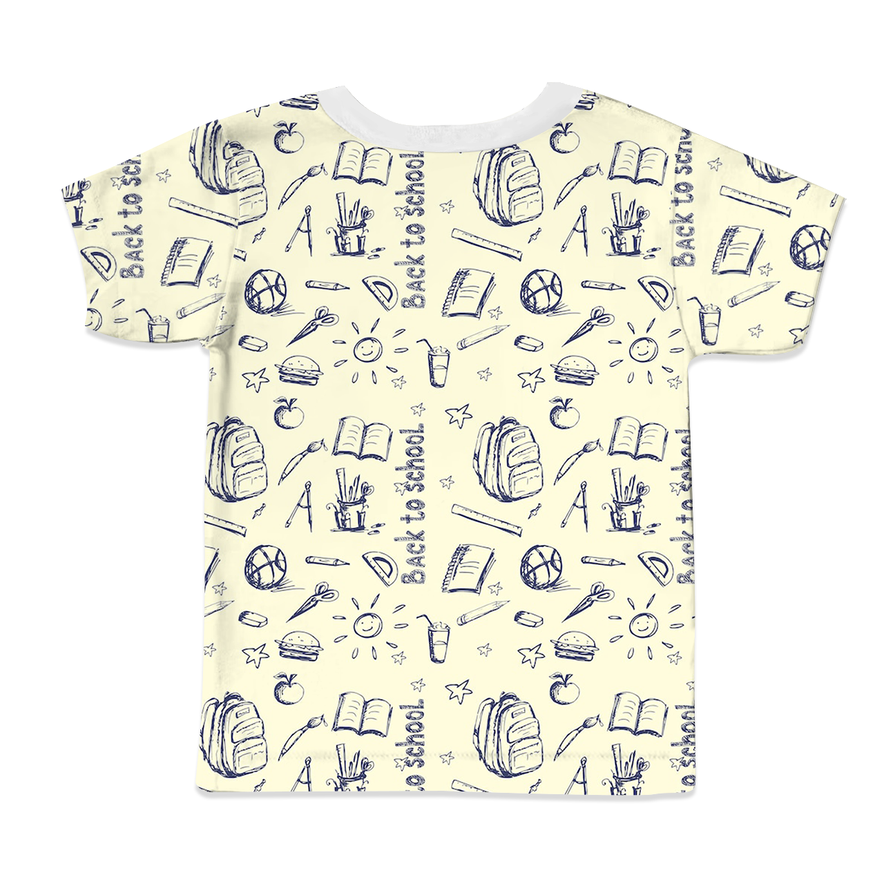 Back To School All Over Print Kids Tees