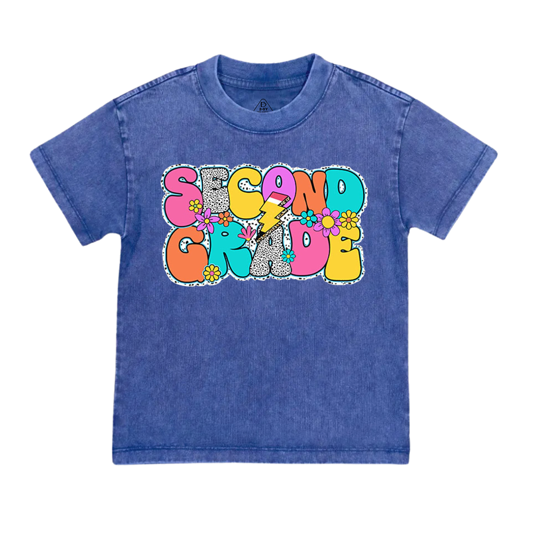 Personalized Retro Back To School Toddler&Kids Washed Tees