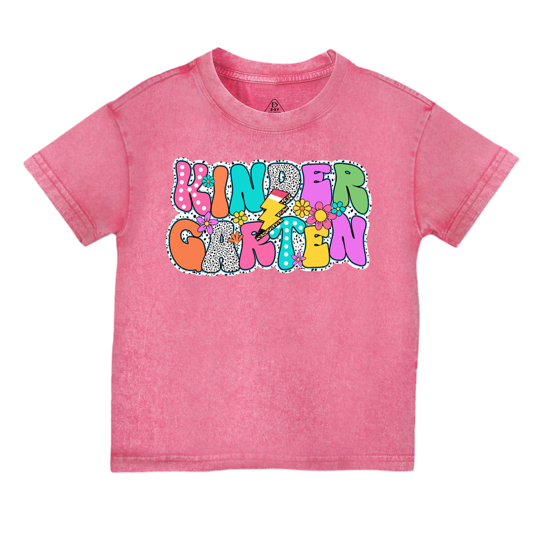 Personalized Retro Back To School Toddler&Kids Washed Tees