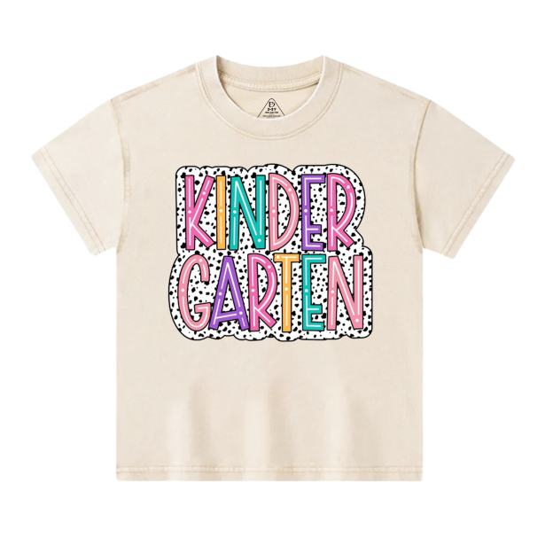 Personalized School Grade Toddler&Kids Washed Tees