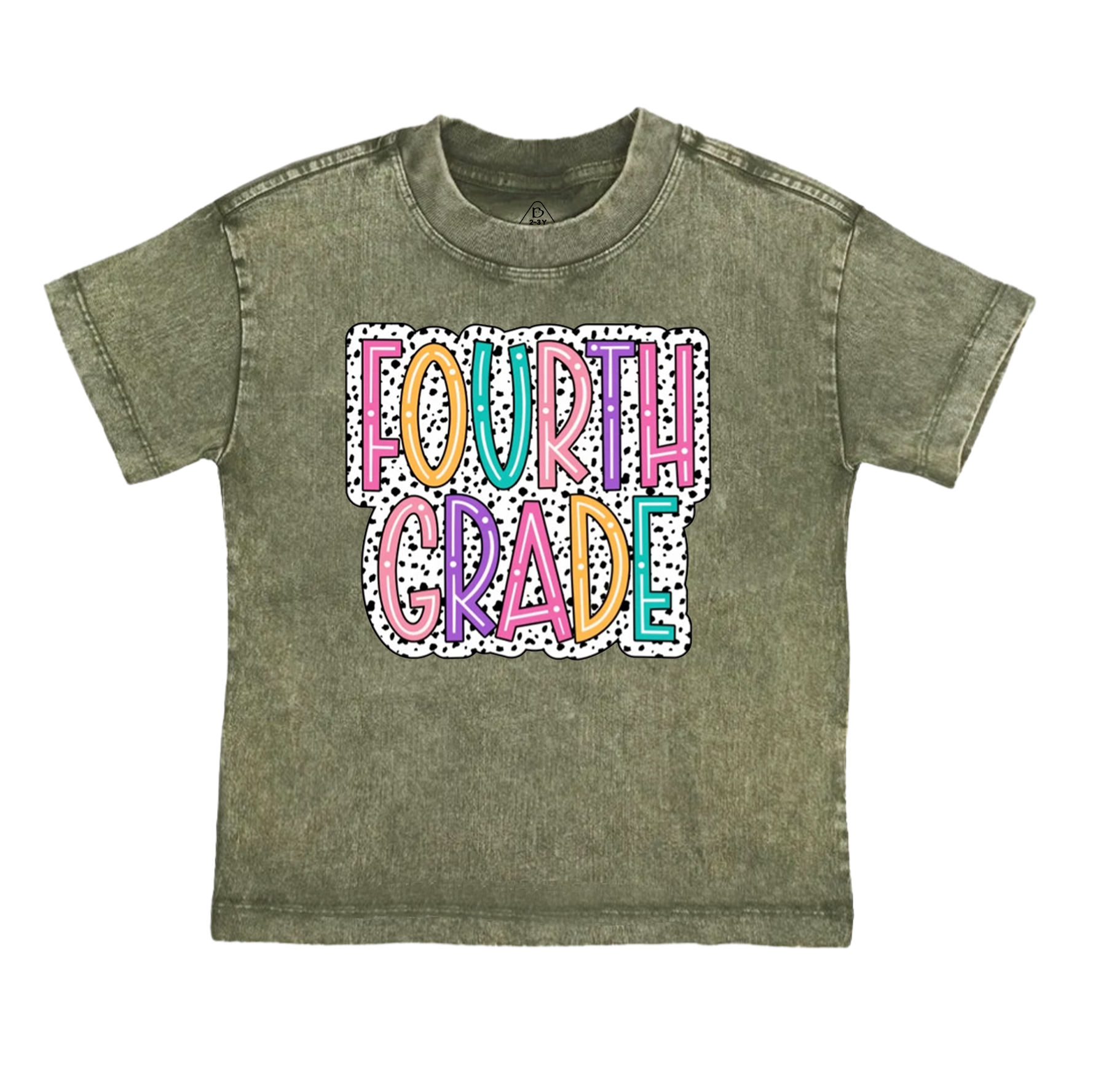 Personalized School Grade Toddler&Kids Washed Tees