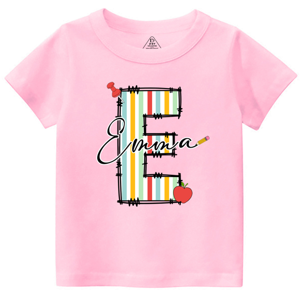 Personalized Alphabet Toddler&Kid's Tees Beepumpkin