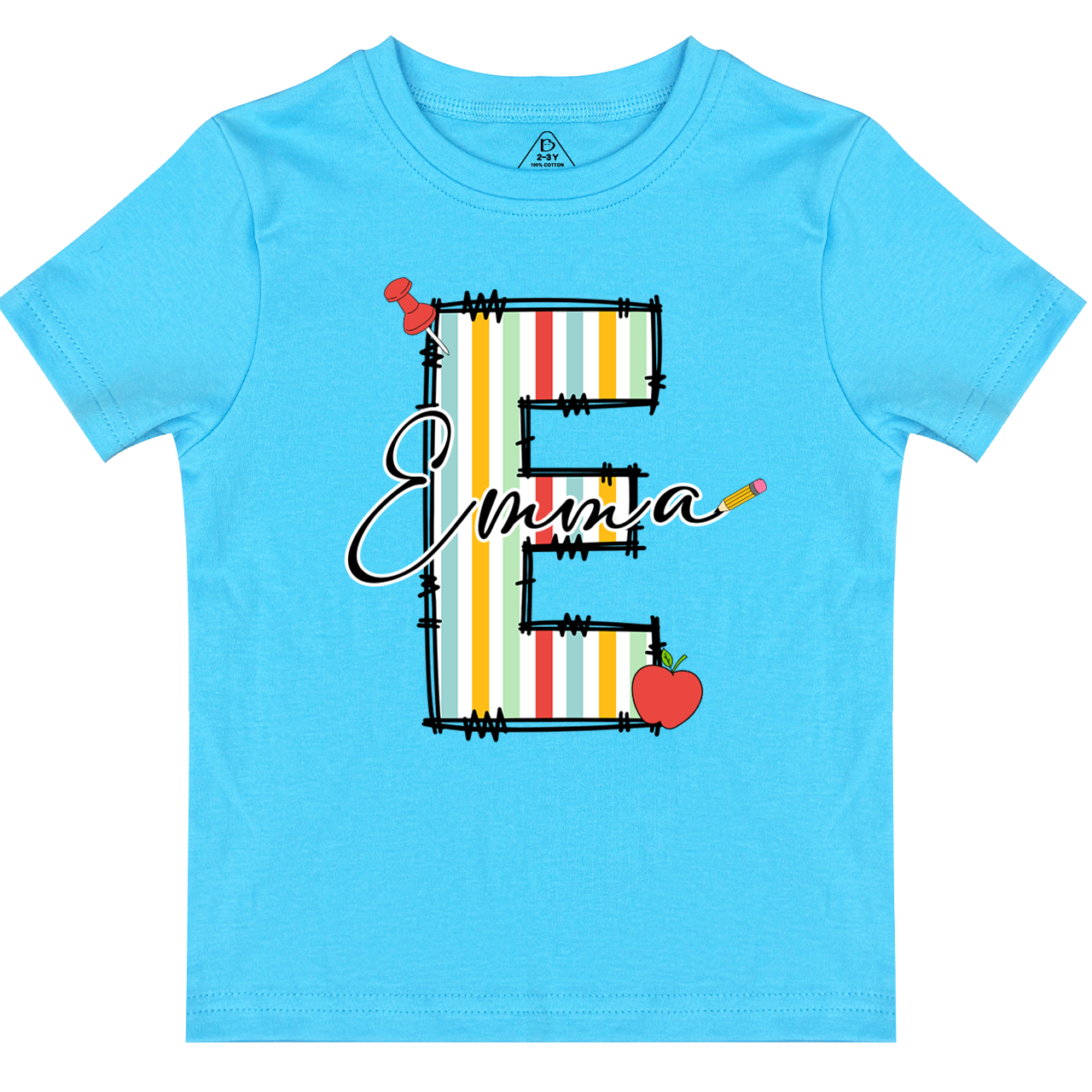 Personalized Alphabet Toddler&Kid's Tees Beepumpkin