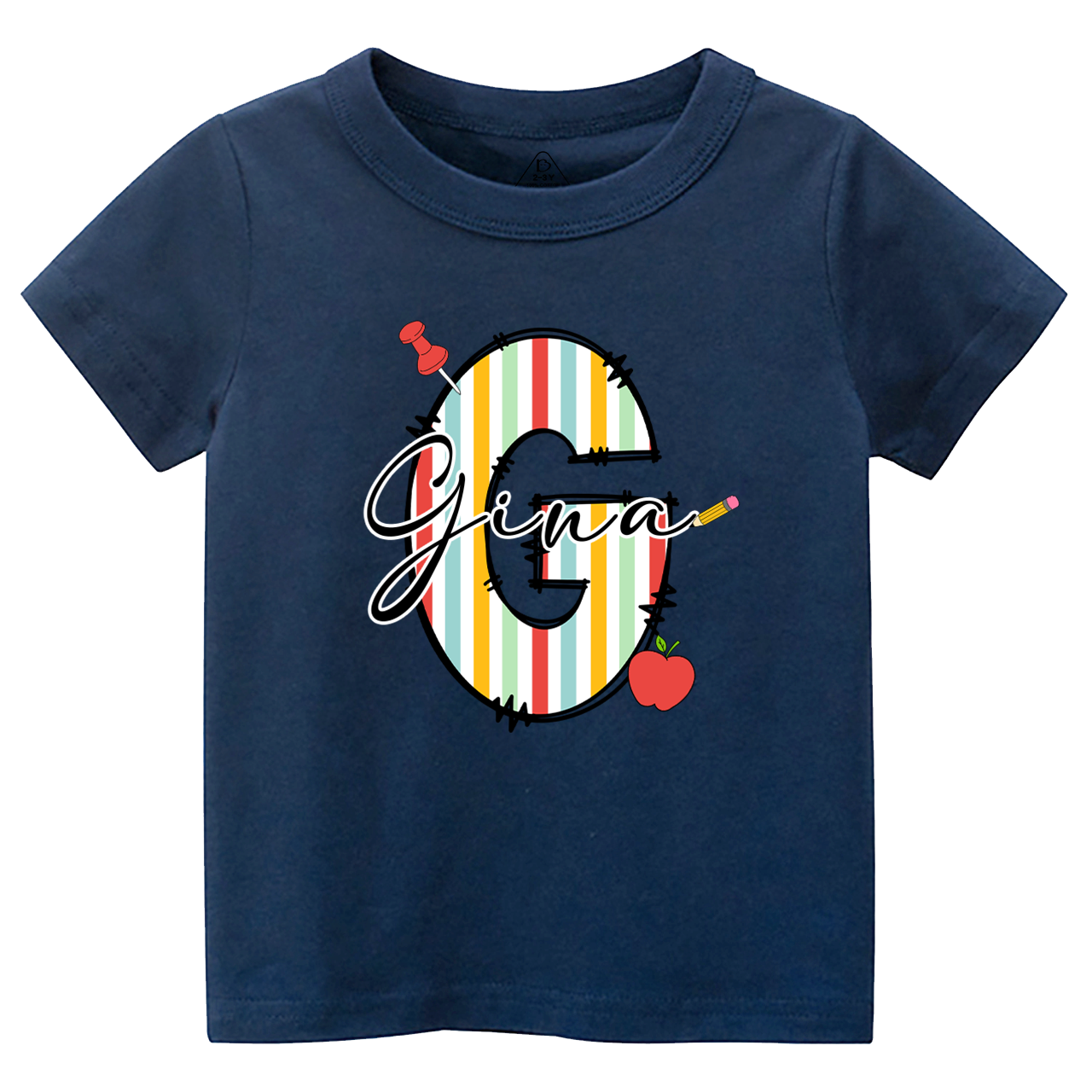 Personalized Alphabet Toddler&Kid's Tees Beepumpkin