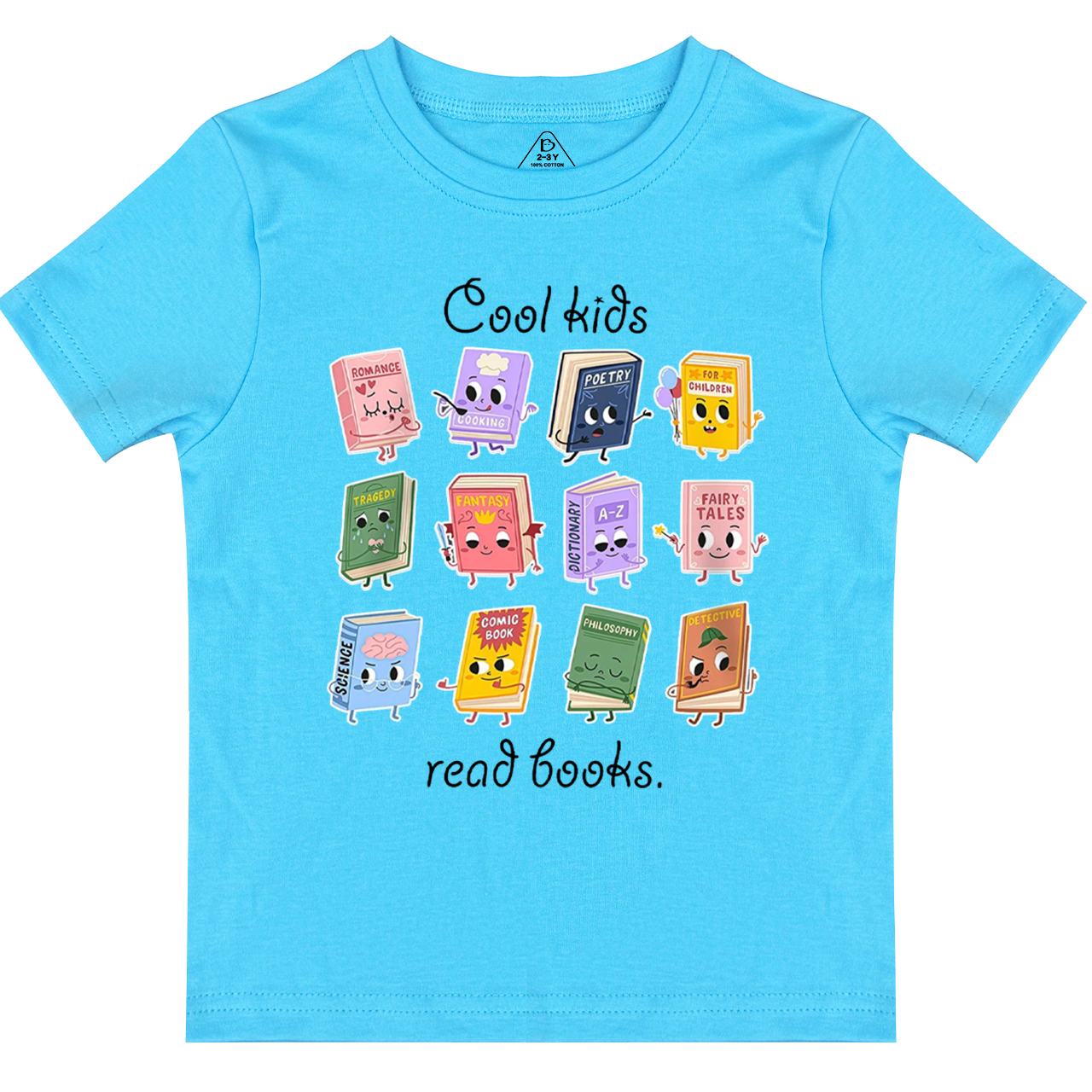 Cool Kids Read Books Toddler&Kid's Tees Beepumpkin