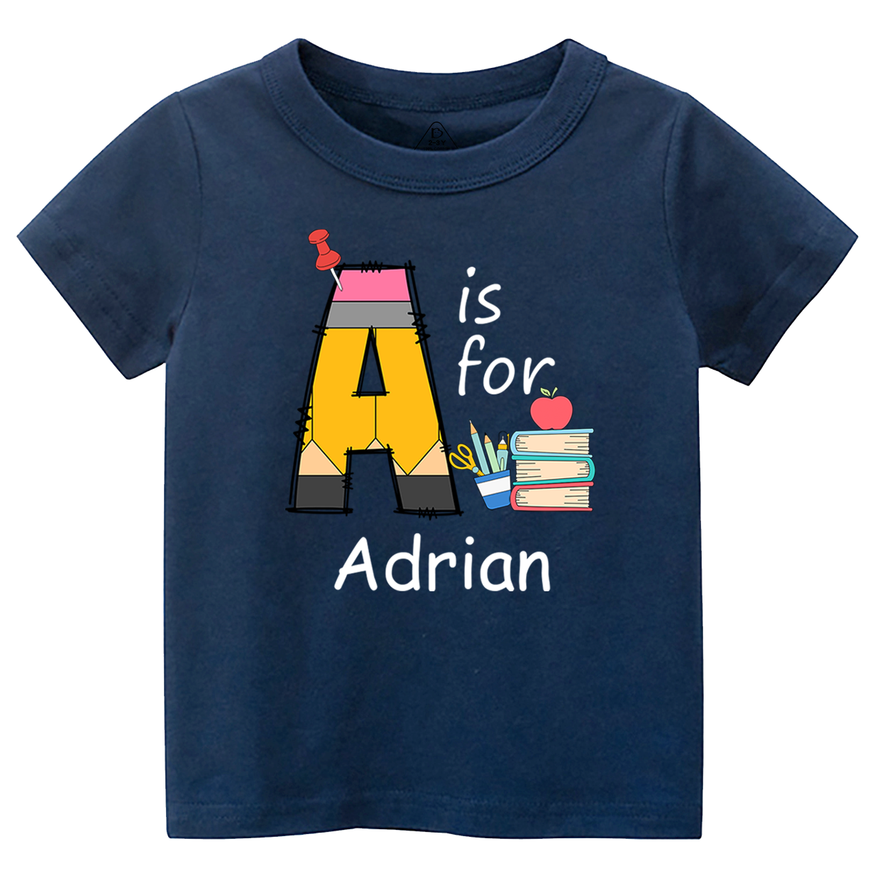Personalized Alphabet Name Toddler&Kid's Tees Beepumpkin