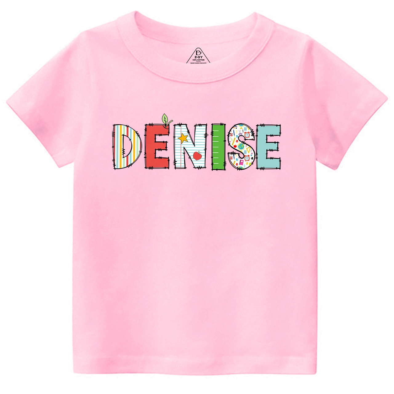 Personalized Alphabet Back To School Toddler&Kid's Tees Beepumpkin
