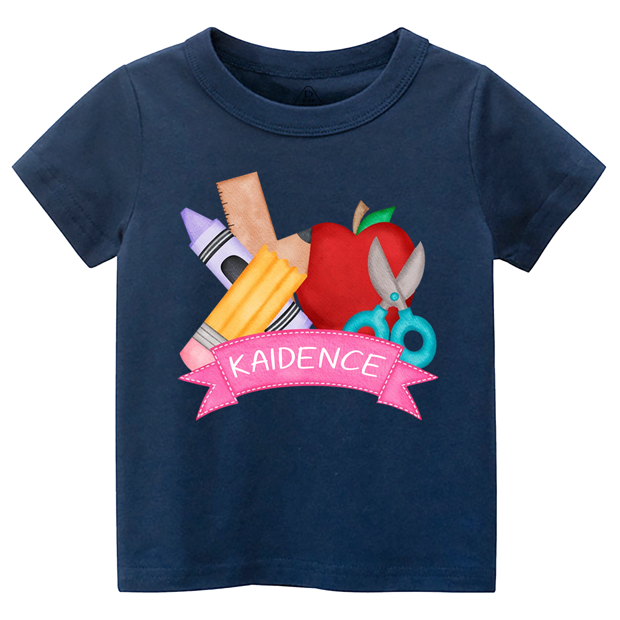 Personalized Stationery Apple Back To School Toddler Shirts