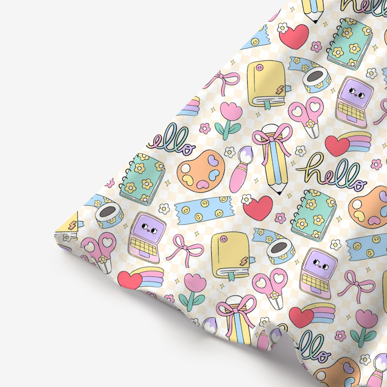 Hello, School All Over Print Kids Dress