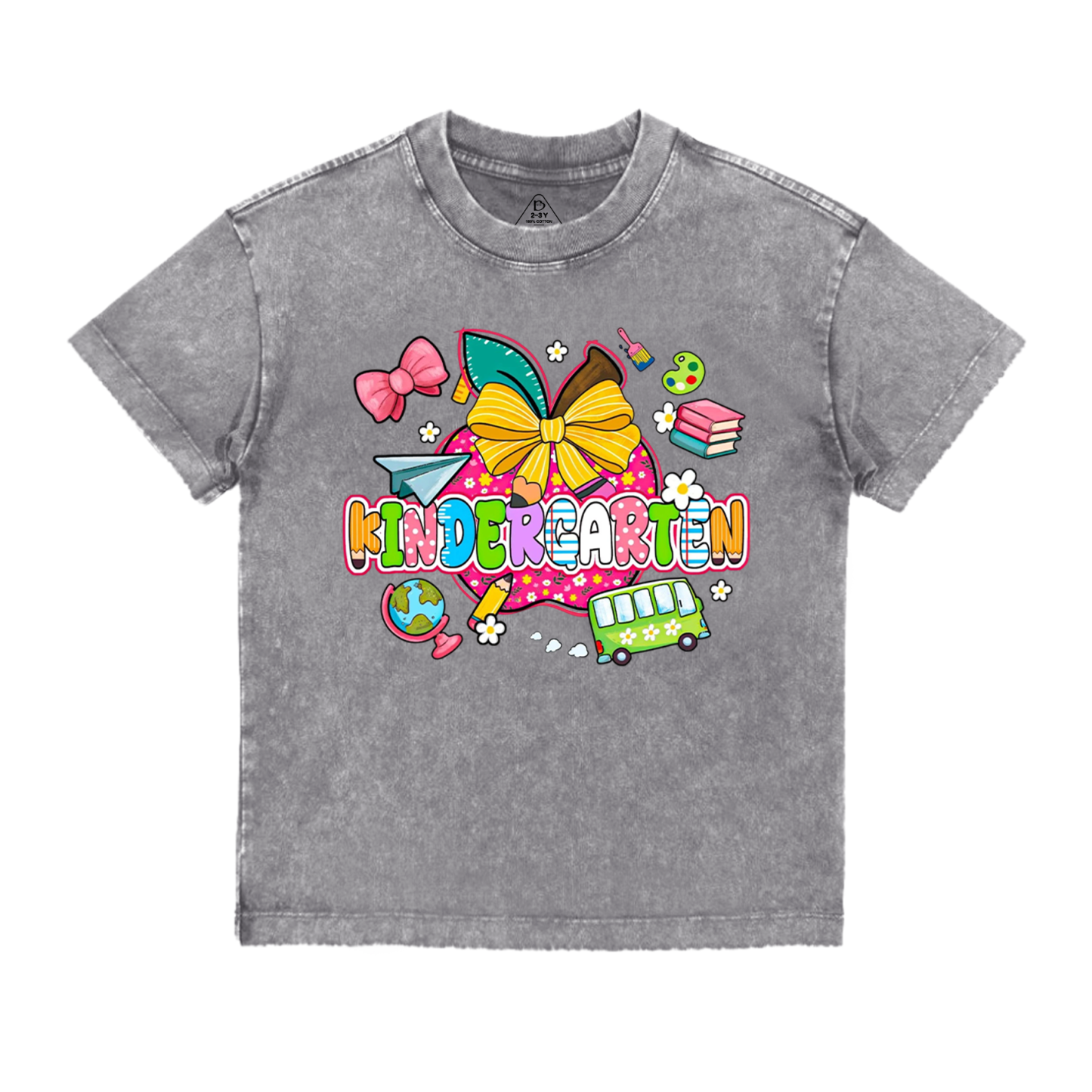 Personalized Gift Pack Toddler&Kids Washed Tees