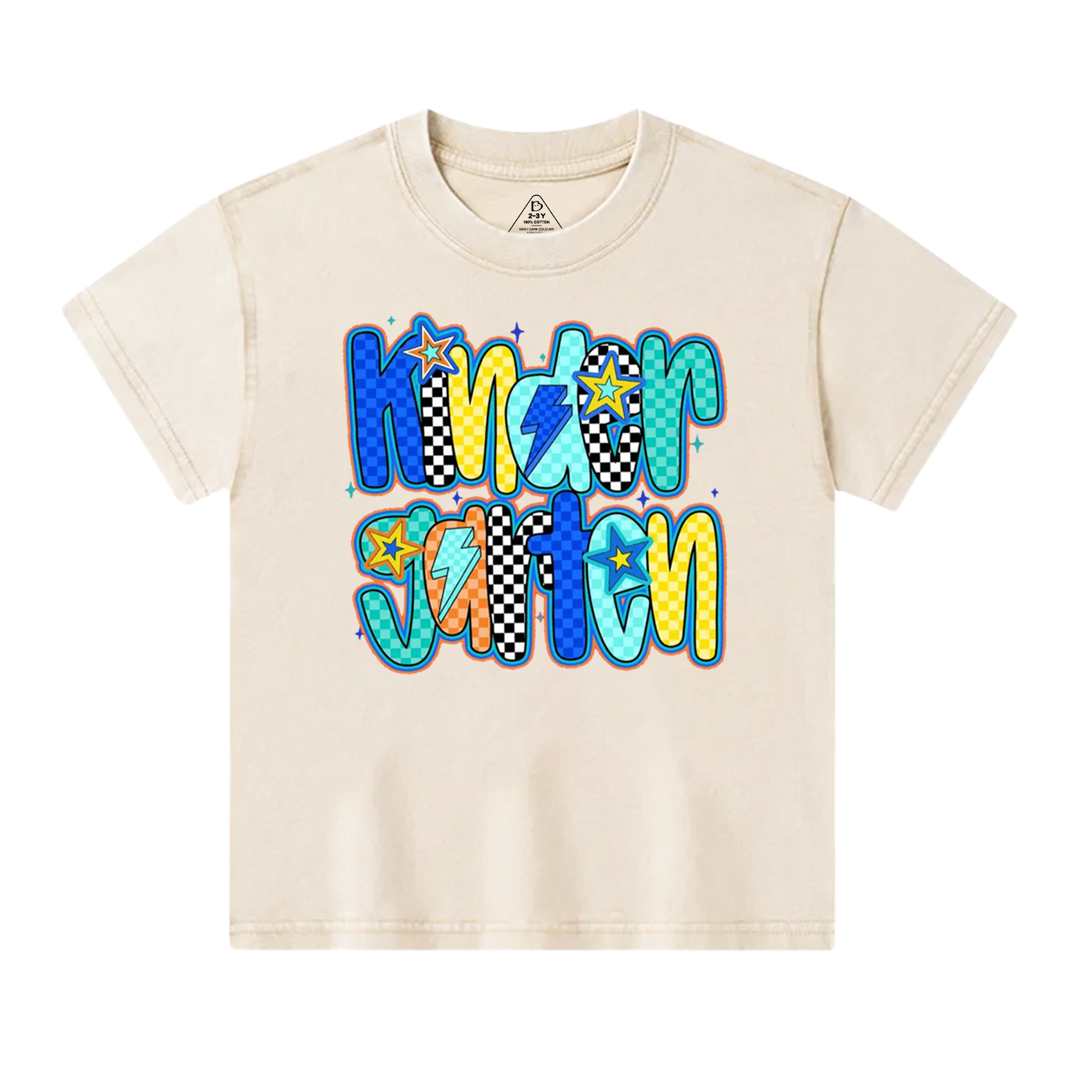 Personalized Retro Back To School Season Toddler&Kids Washed Tees