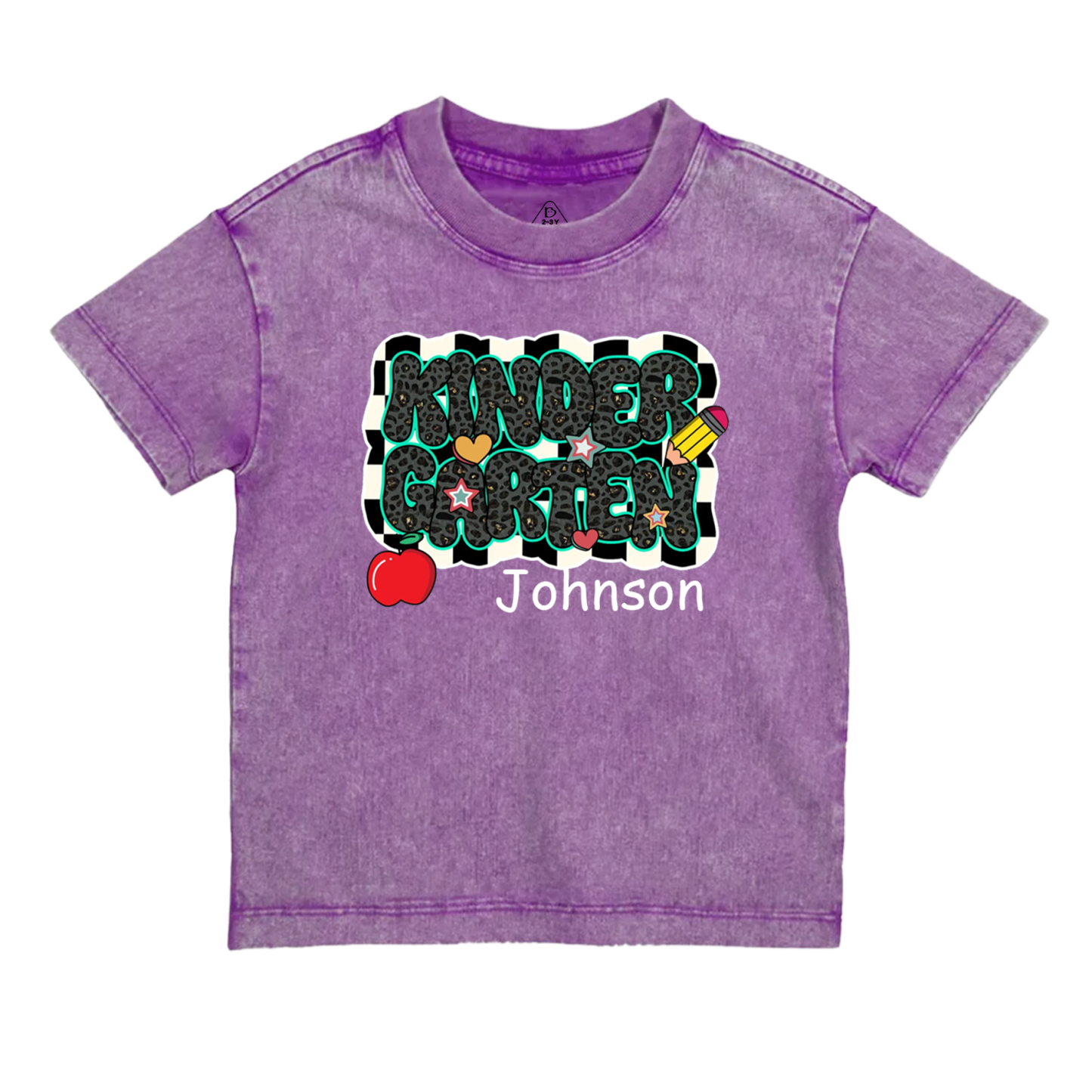 Personalized Back To School Bundle Toddler&Kids Washed Tees