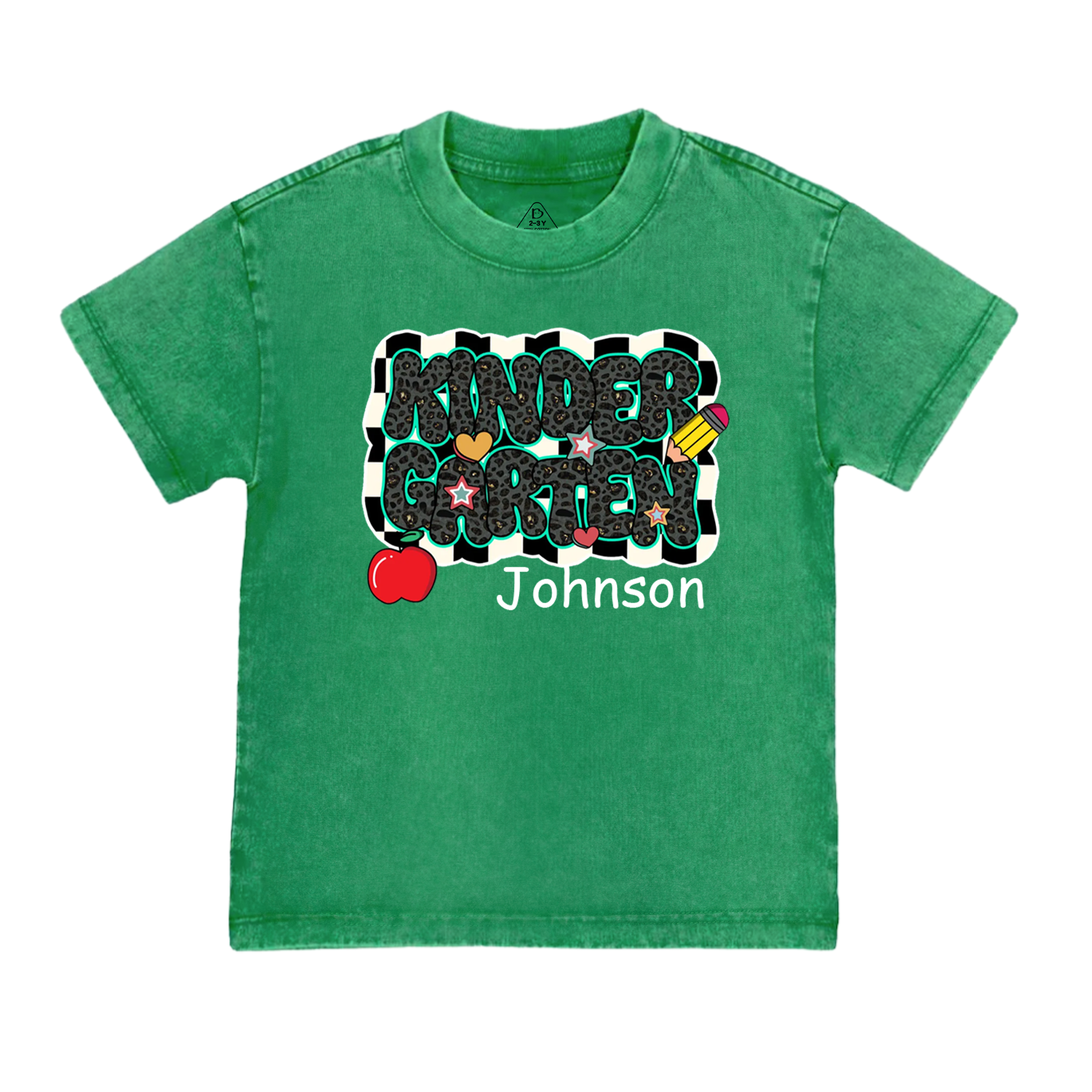 Personalized Back To School Bundle Toddler&Kids Washed Tees