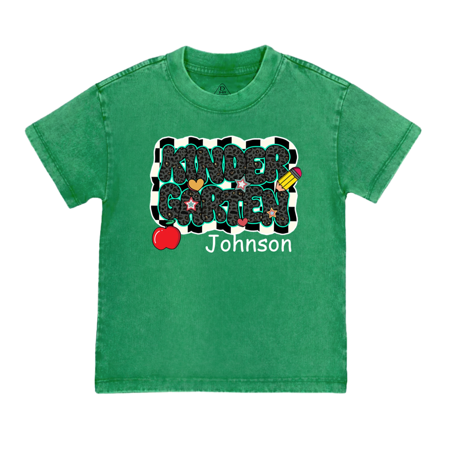Personalized Back To School Bundle Toddler&Kids Washed Tees