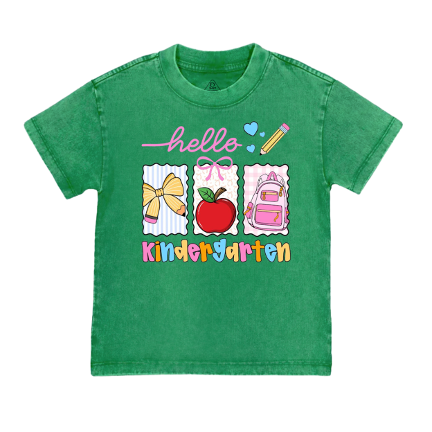 Personalized Back To School Gift Package Toddler&Kids Washed Tees