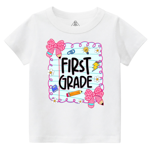 Personalized First Day Of School Toddler&Kid's Tees Beepumpkin