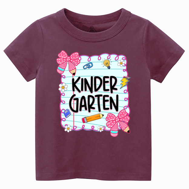 Personalized First Day Of School Toddler&Kid's Tees Beepumpkin