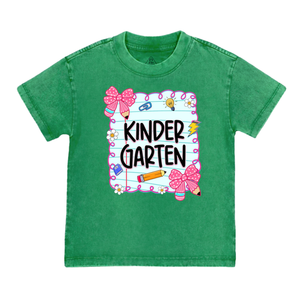 Personalized First Day Of School Toddler&Kids Washed Tees