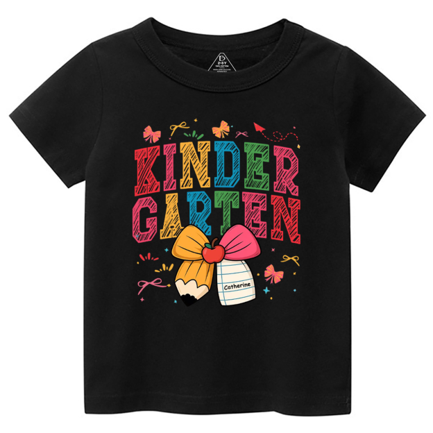 Personalized Girl Back To School Bundle Toddler&Kid's Tees Beepumpkin