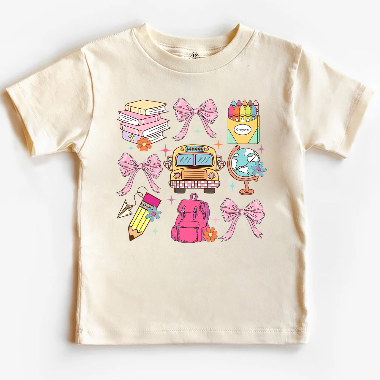 Bow Stationery Back To School Toddler&Kids Tees  Sale-Beepumpkin™