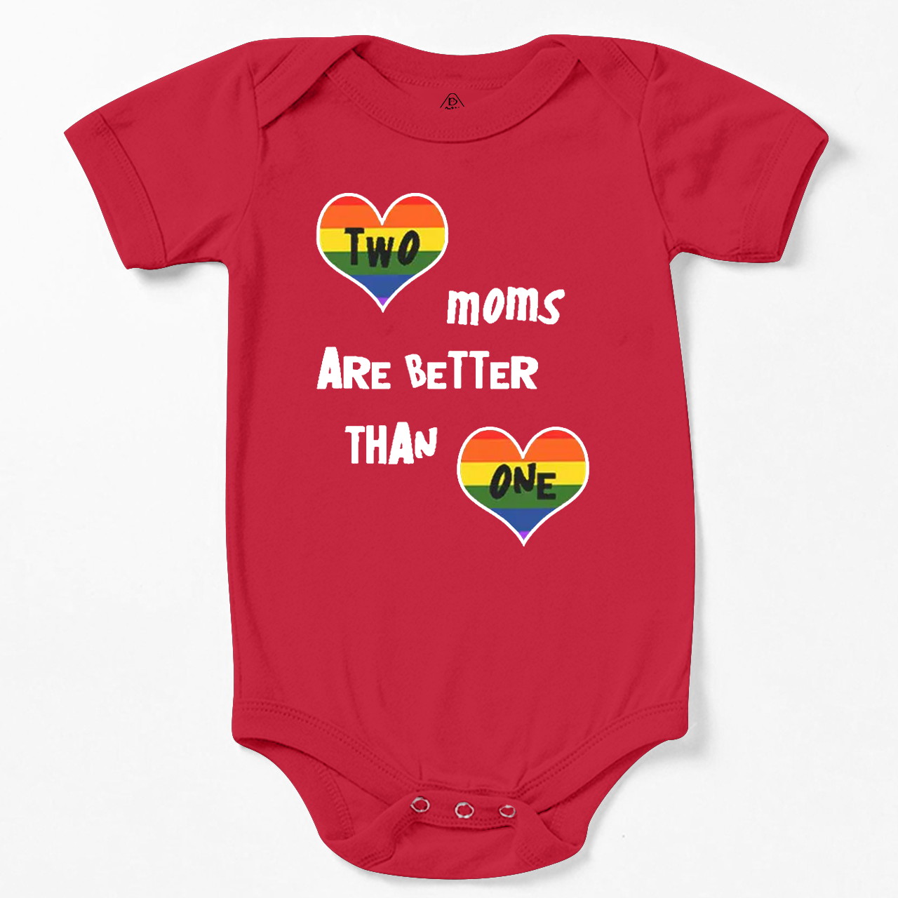 Two Moms Better Than One LGBTQ Bodysuit Beepumpkin