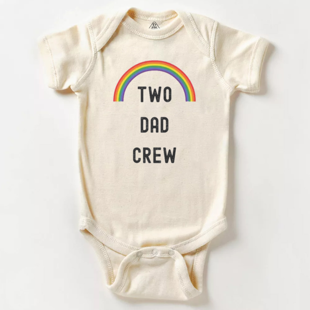 Two Dad Crew LGBTQ Bodysuit Beepumpkin