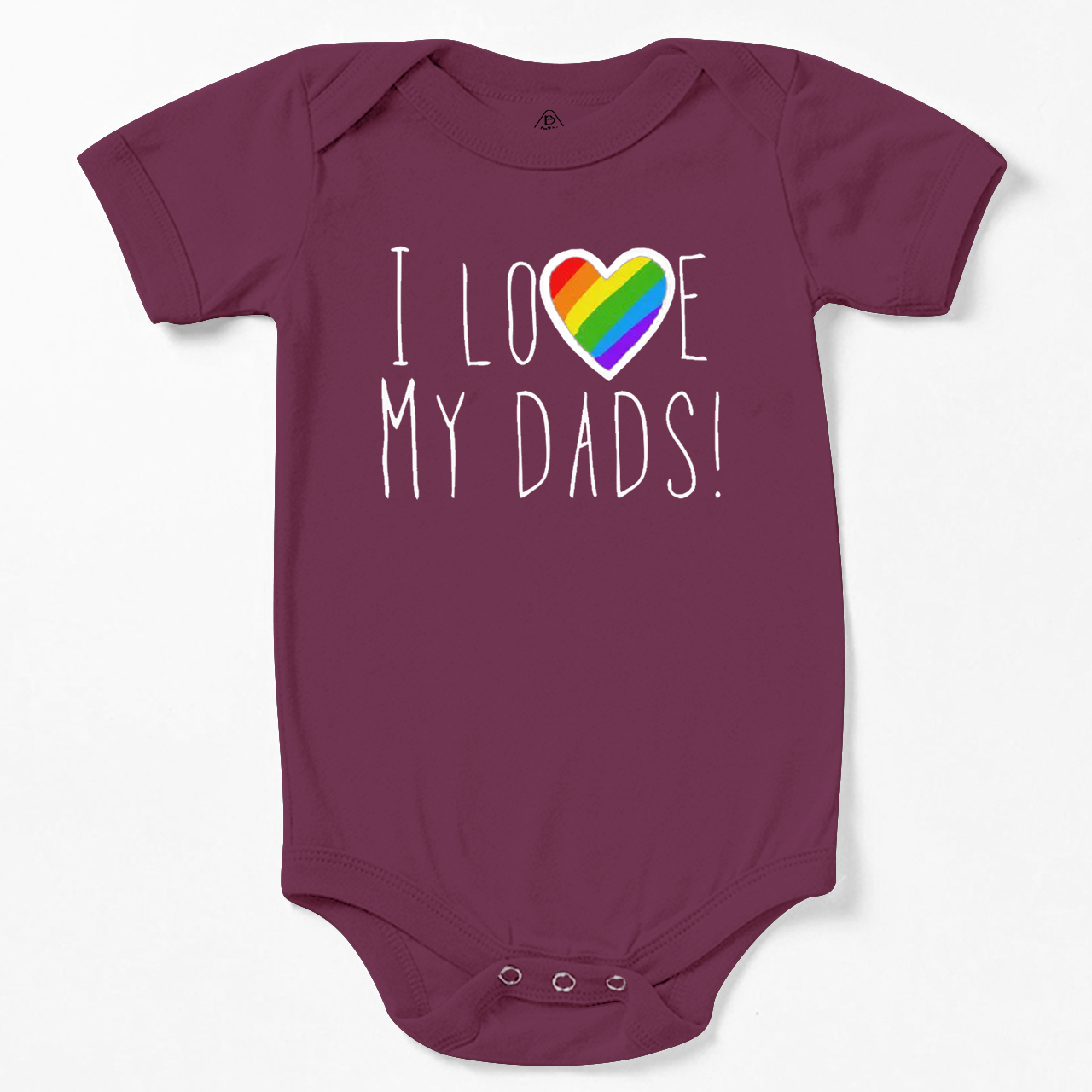 I Love My Dads! LGBTQ Bodysuit Beepumpkin