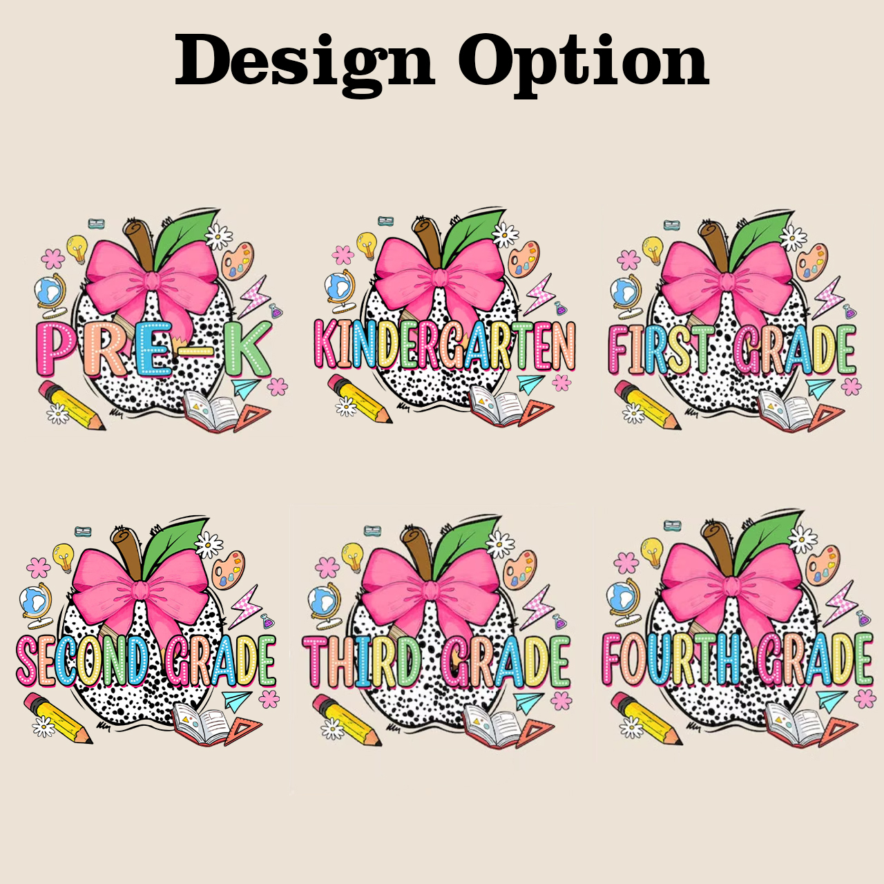 Personalized Grade Gift Pack Toddler&Kid's Tees Beepumpkin