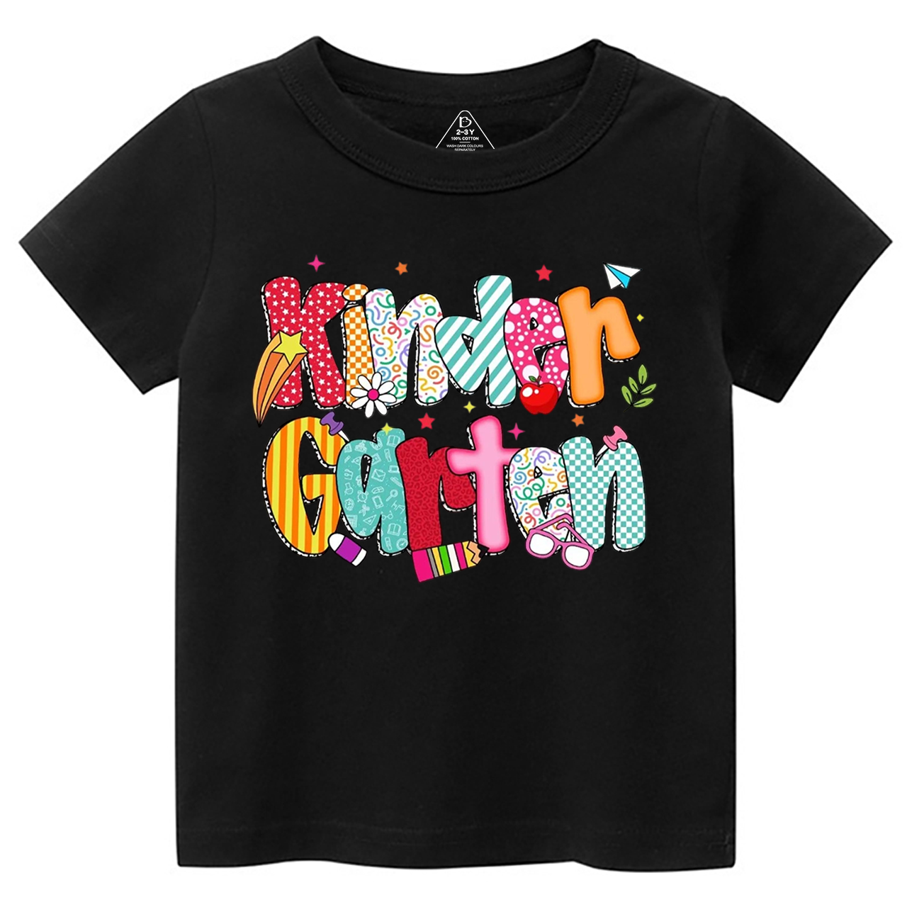 Personalized Colorful School Adventures Toddler&Kid's Tees Beepumpkin 