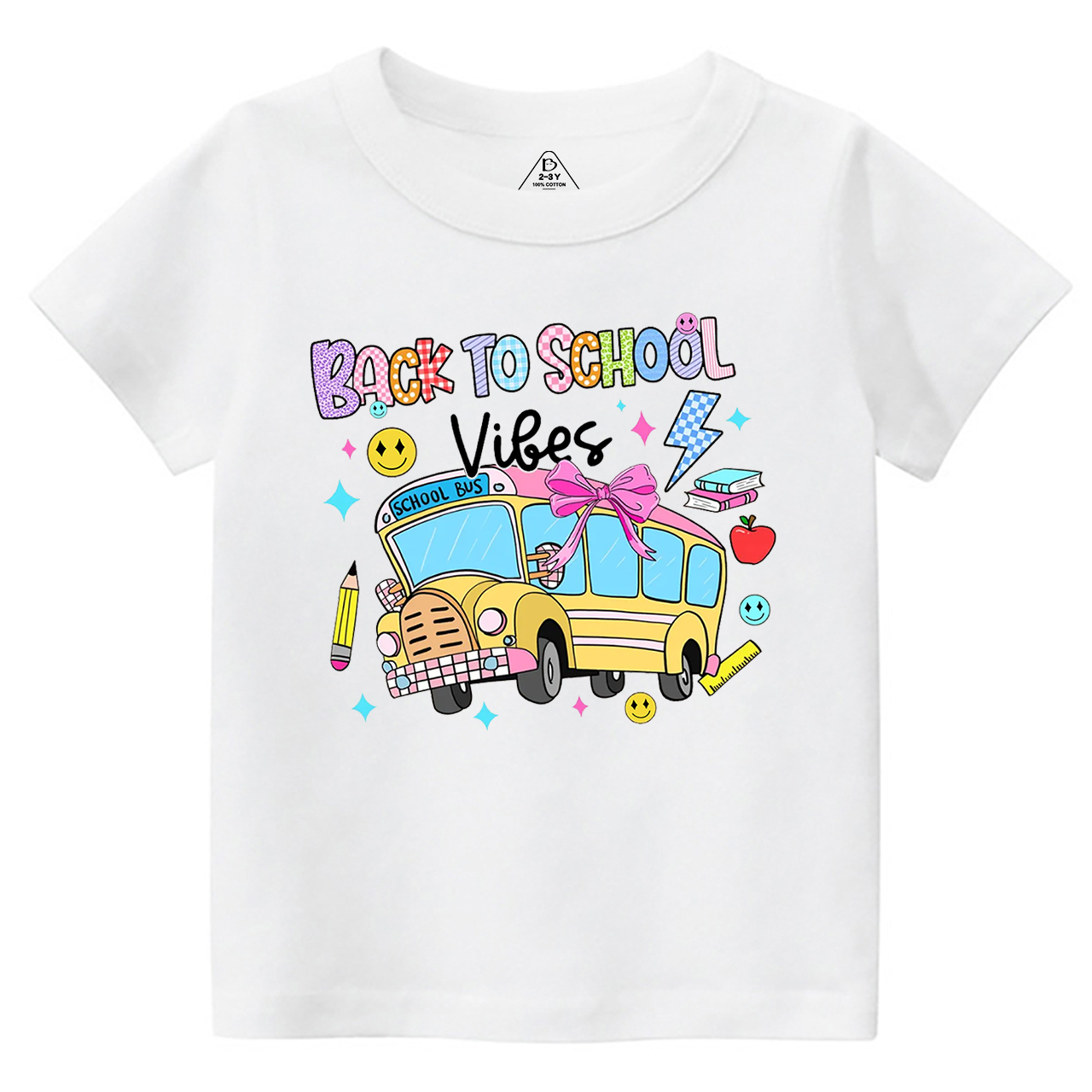 Personalized School Bus Toddler&Kid's Tees Beepumpkin 