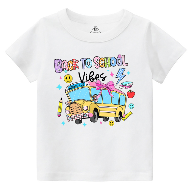 Personalized School Bus Toddler&Kid's Tees Beepumpkin 