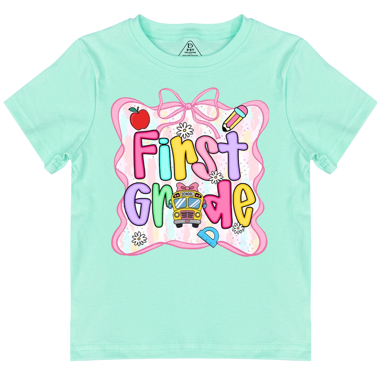 Personalized Bow Back To School Gift Bag Toddler&Kid's Tees Beepumpkin 