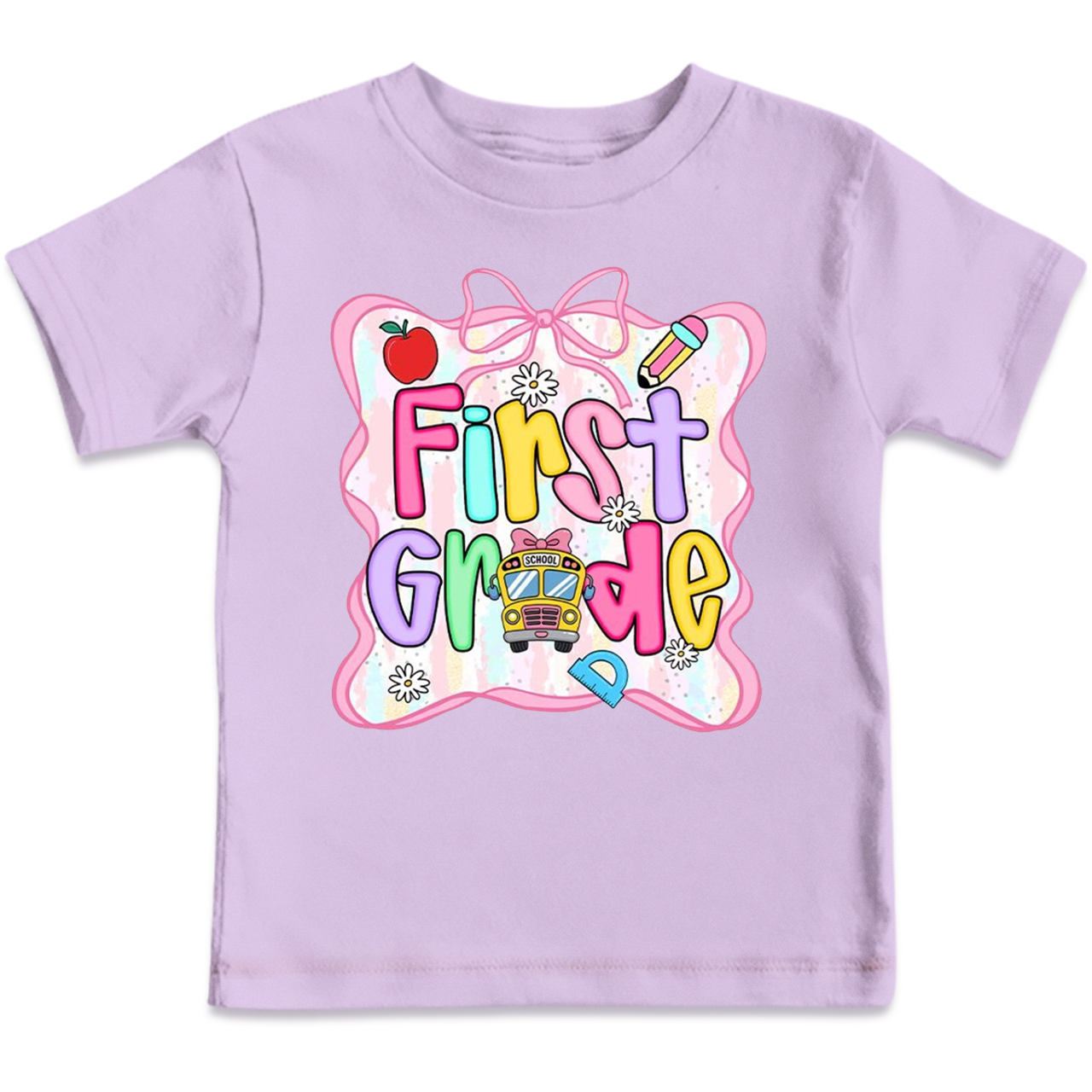 Personalized Bow Back To School Gift Bag Toddler&Kid's Tees Beepumpkin 