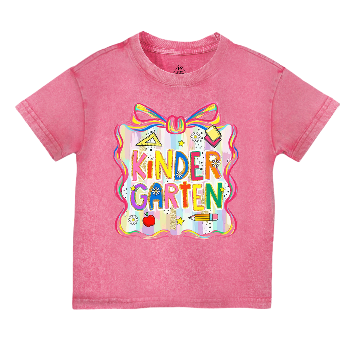 Personalized Colorful Gift Bags Toddler&Kids Washed Tees