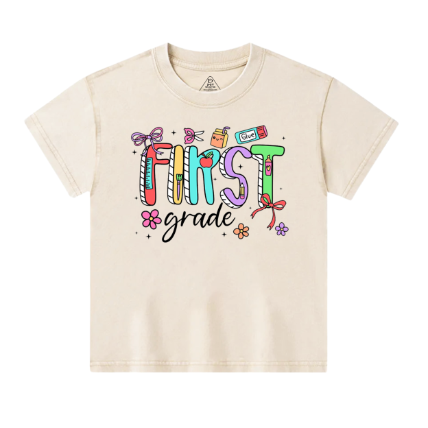 Personalized Shining Grade Toddler&Kids Washed Tees