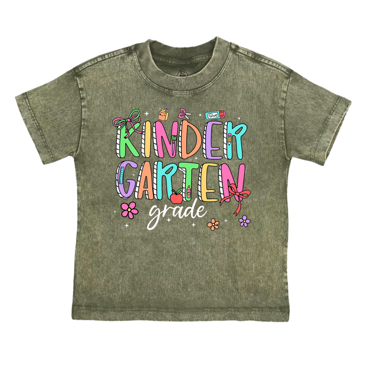 Personalized Shining Grade Toddler&Kids Washed Tees